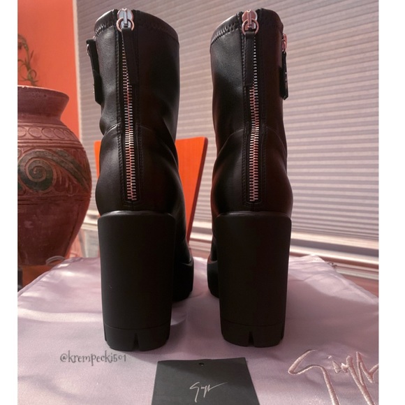 🔥giuseppe zanotti BNIB heeled platform boots 37.5 - Picture 8 of 16